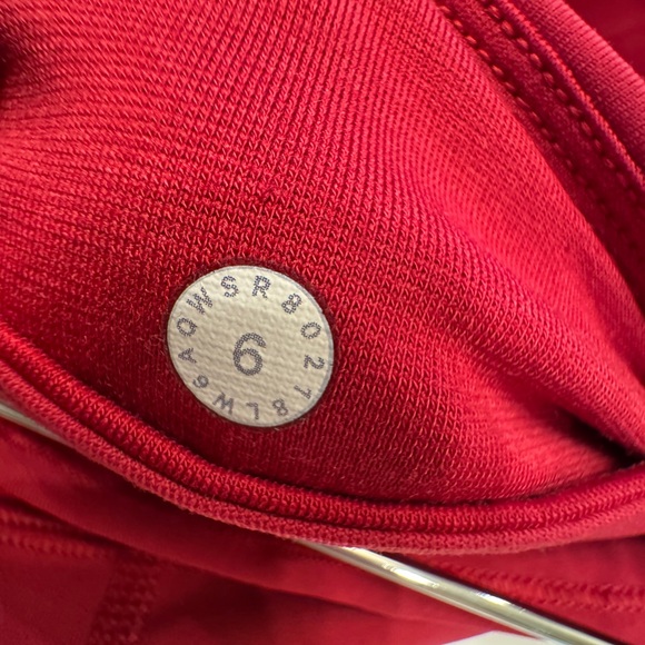 Lululemon Red Crop train times Leggings - Picture 8 of 12